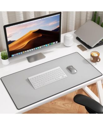 Large Gaming Mouse Pad Extended Mousepad with Micro-Weave Cloth, Non-Slip Base, Water Resist Keyboard Pad for Office Home, 31.5x15.7in