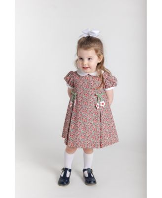 Toddler Girls Floral Dress With Flowers