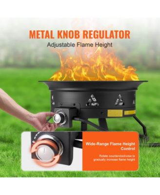 Portable Propane Gas Fire Pit for Outdoor Heating – Ideal for Camping, Backyard, and Patio Use