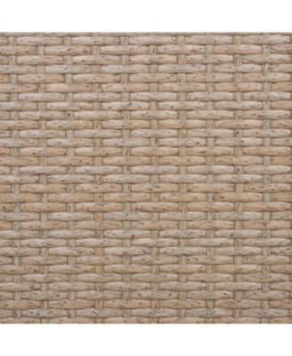 Teak Acacia & Wicker Outdoor Dining Chairs (Set of 2)