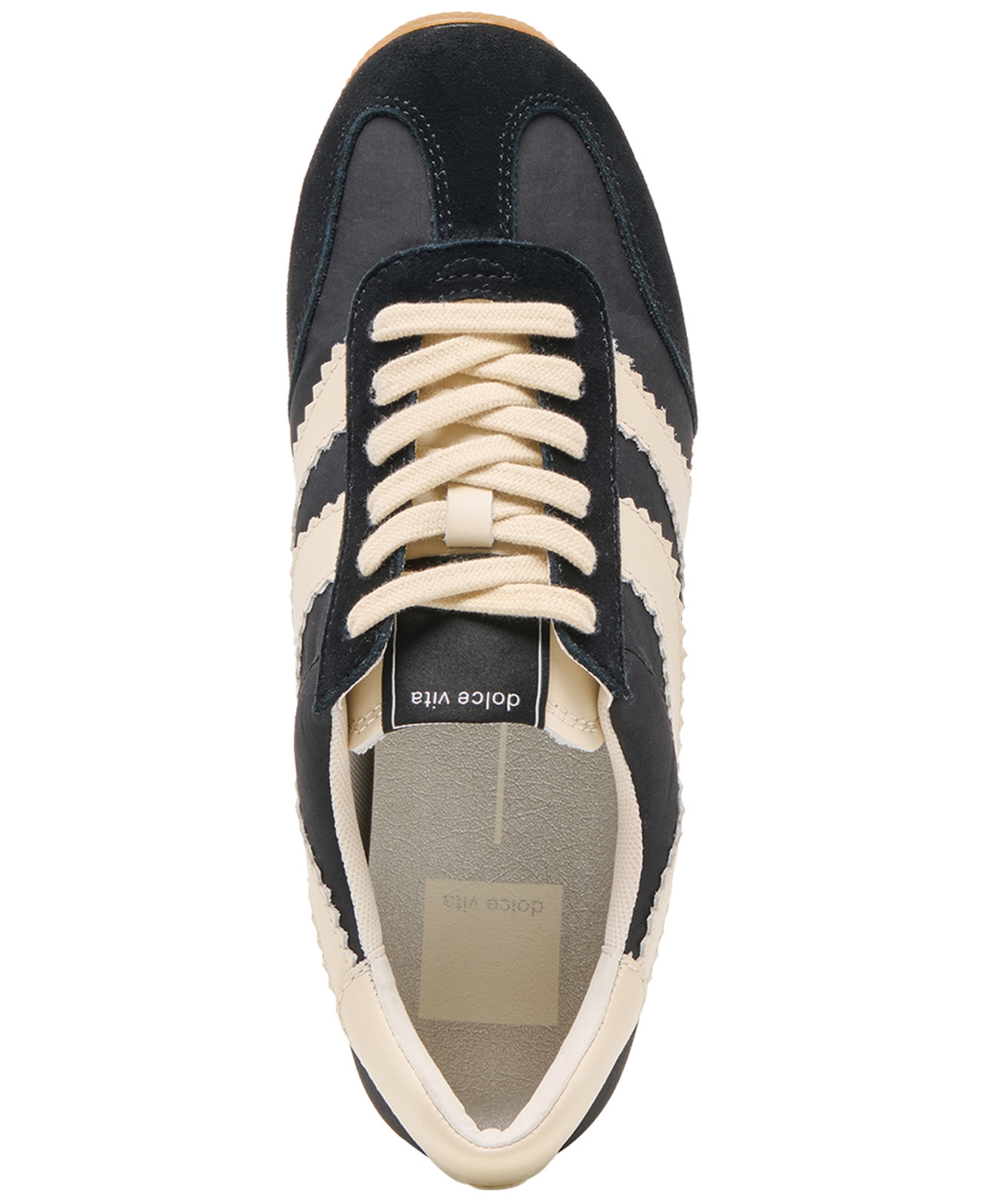 Dolce Vita Rebel Sneakers Black Nylon In Black