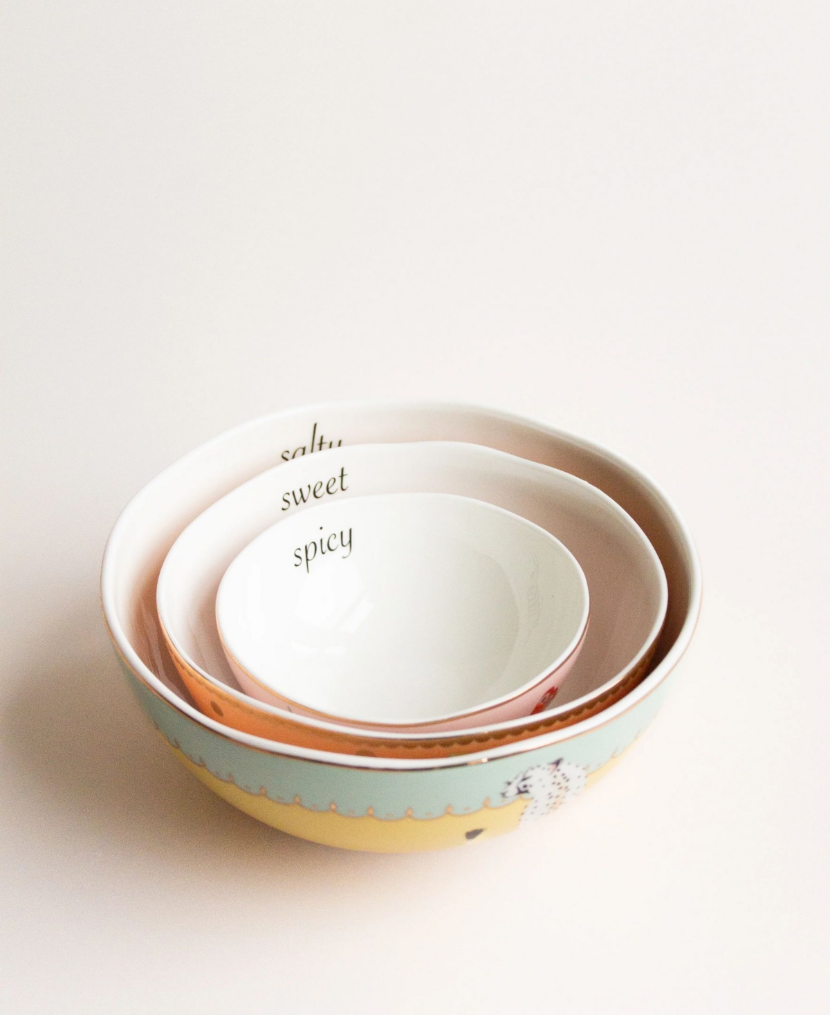 Yvonne Ellen Nesting Bowls, Set Of 3 In Multi