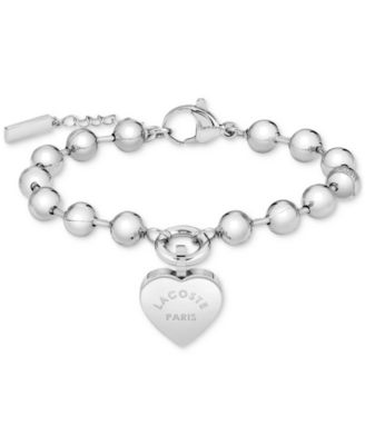 Logo Heart Beaded Bracelet