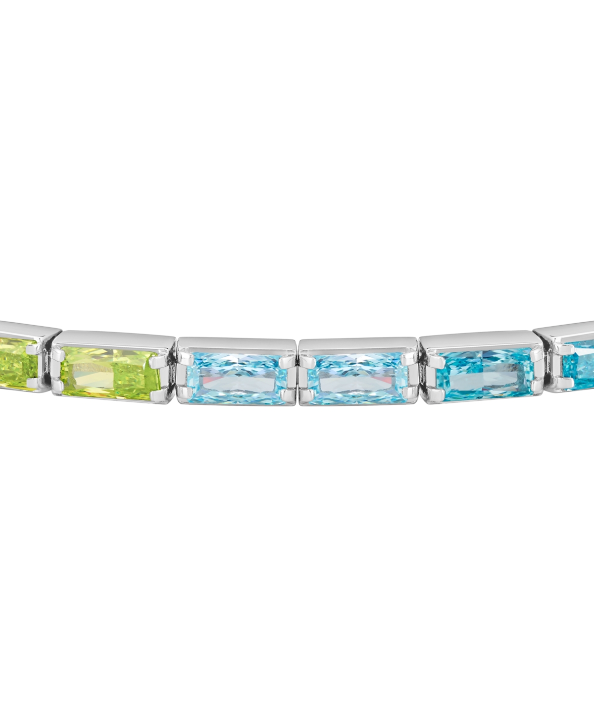 Lacoste Crystal Flex Bracelet In Metallic