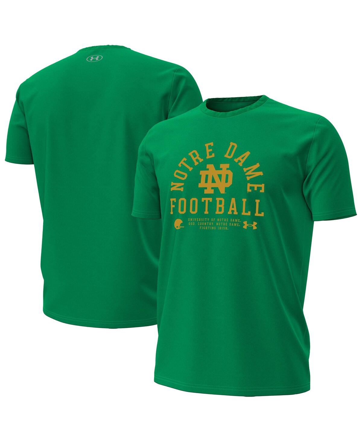Men's Kelly Green Notre Dame Fighting Irish 2025 Sideline Football Performance T-Shirt - Kelly Green