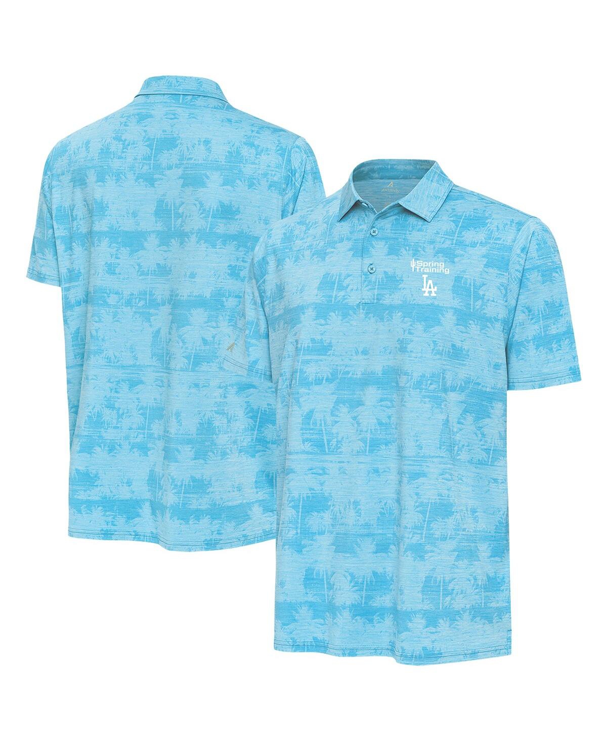 Men's Blue Los Angeles Dodgers Cactus Spring Training Shadow Polo Shirt - Blue