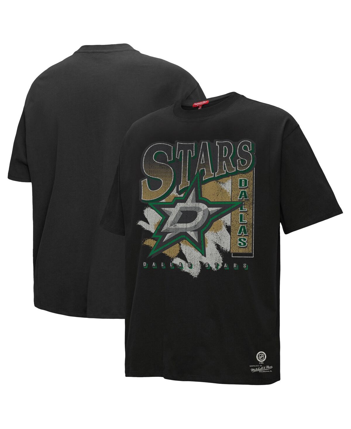 Mitchell & Ness Women's Black Dallas Stars Choppy Ice Boyfriend T-shirt