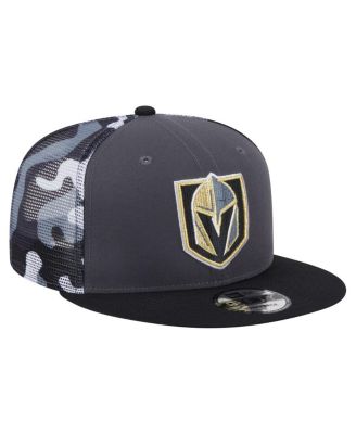 Men's Gray/Black Vegas Golden Knights Camo Meshback 9FIFTY Snapback Hat