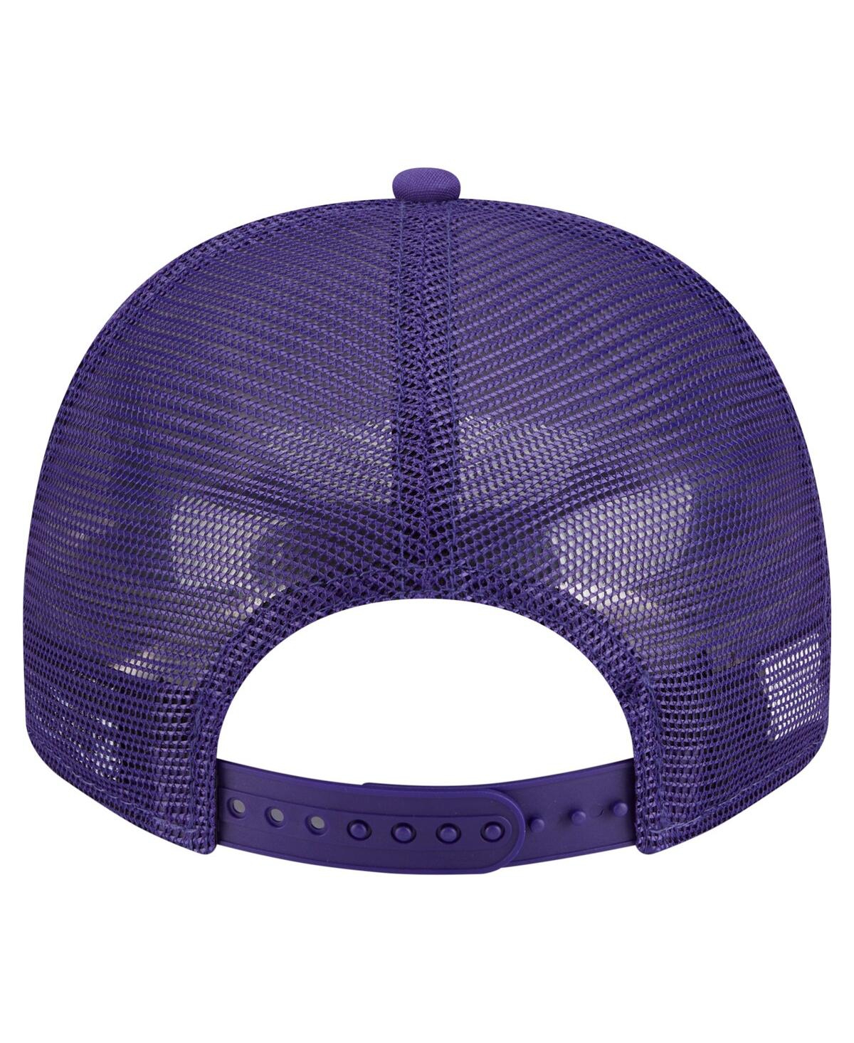 New Era Men's Purple Phoenix Suns Team Rope A-frame 9fifty Snapback Hat In Purple