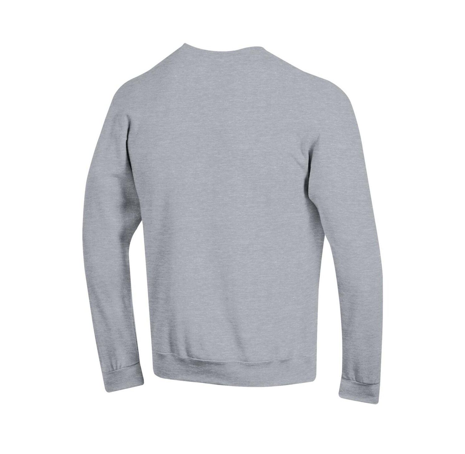 Men's Heather Gray Army Black Knights Arch Over Logo Pullover Sweatshirt