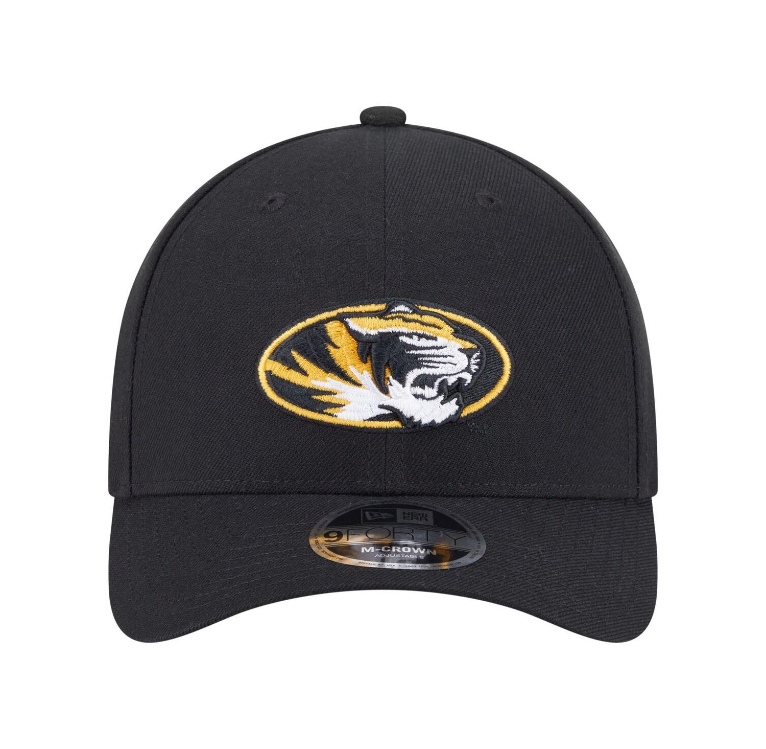 Men's Black Missouri Tigers Team Collective 9FORTY M-Crown Adjustable Hat