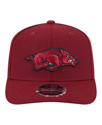 Men's Cardinal Arkansas Razorbacks Team Collective 9SEVENTY Stretch-snap Adjustable Hat