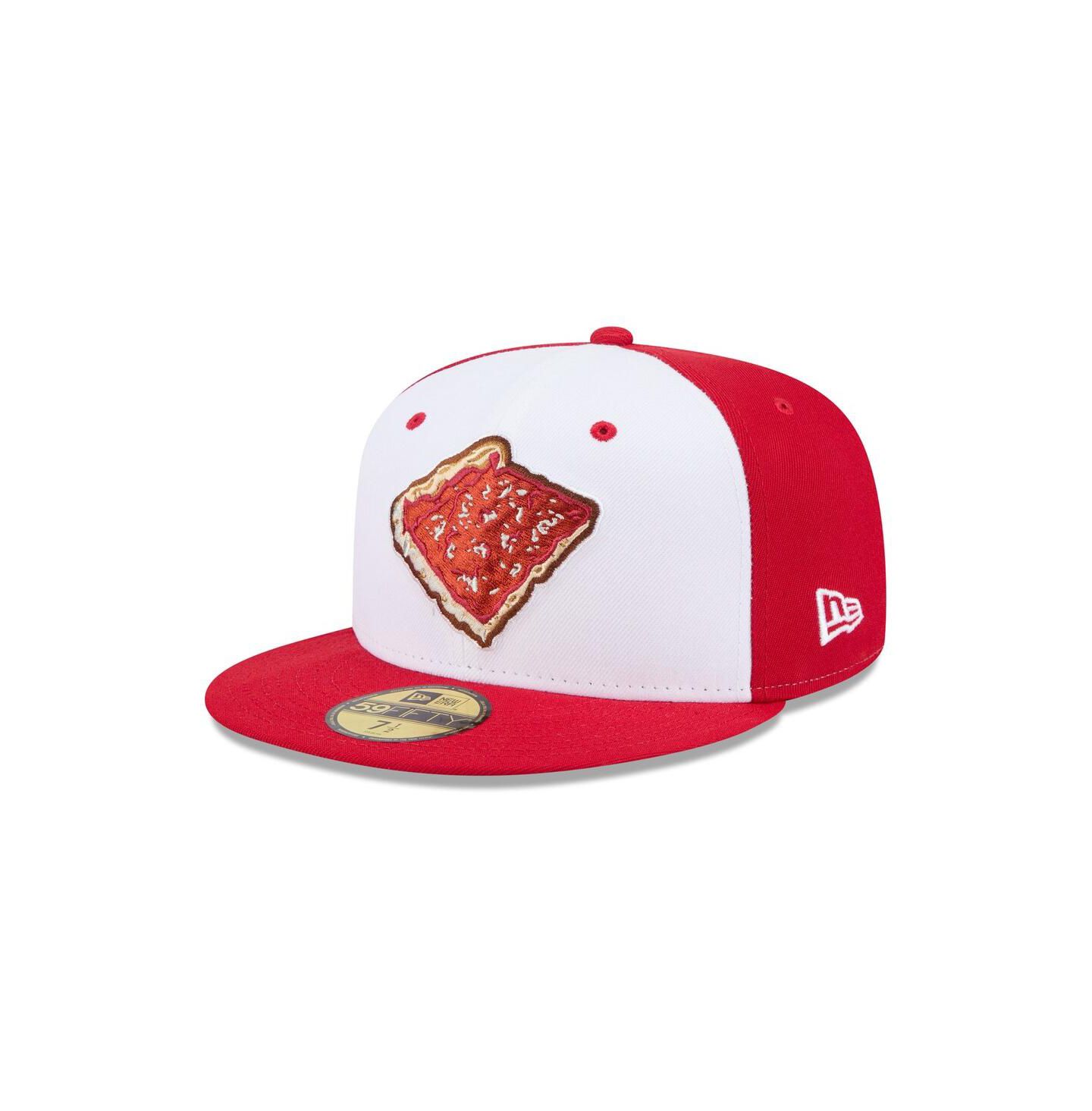 Мужская кепка New Era Red Lehigh Valley IronPigs Theme Nights 59FIFTY Fitted Hat — фото 1