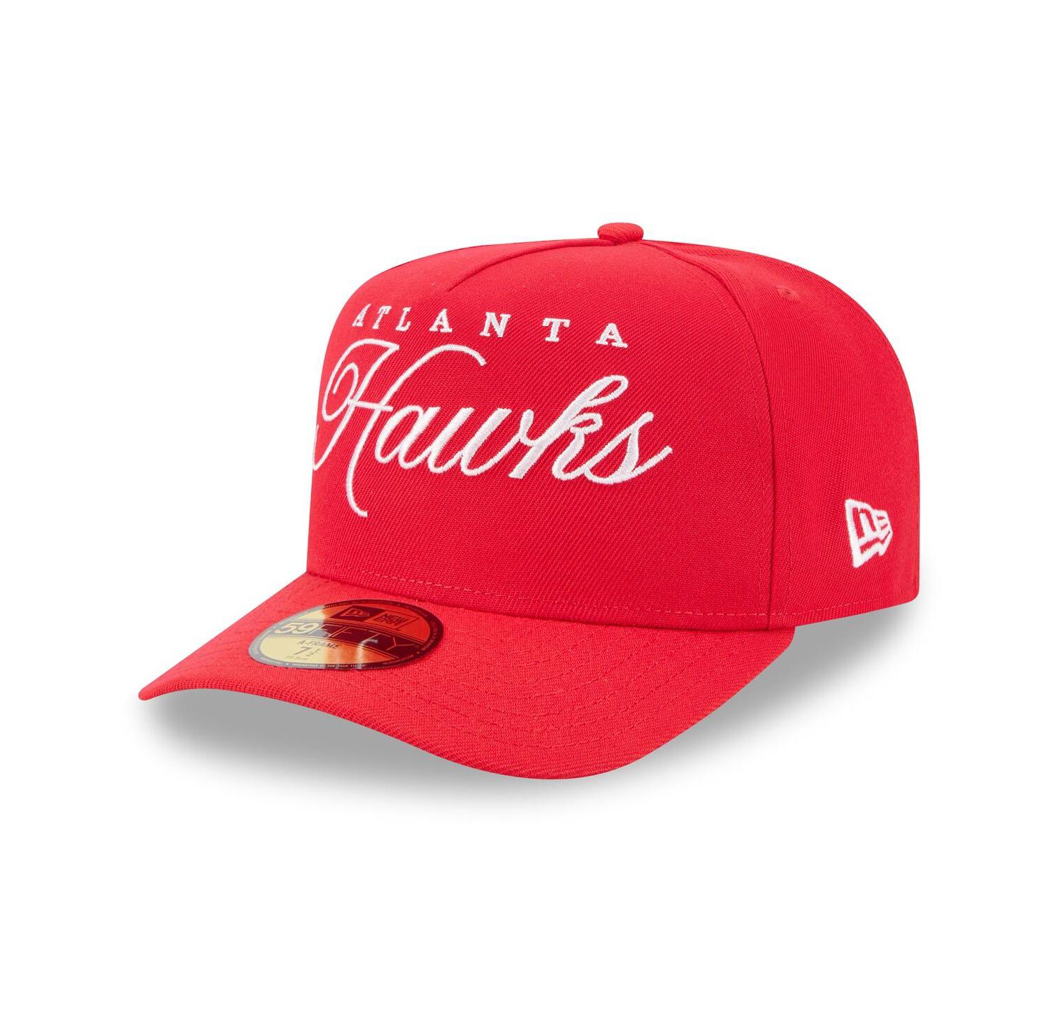 Men's Red Atlanta Hawks 2025 NBA Draft A-Frame 59FIFTY Fitted Hat