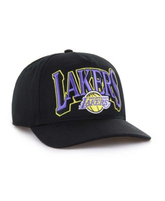 Men's Black Los Angeles Lakers Every Time Past Champs Hitch Adjustable Hat