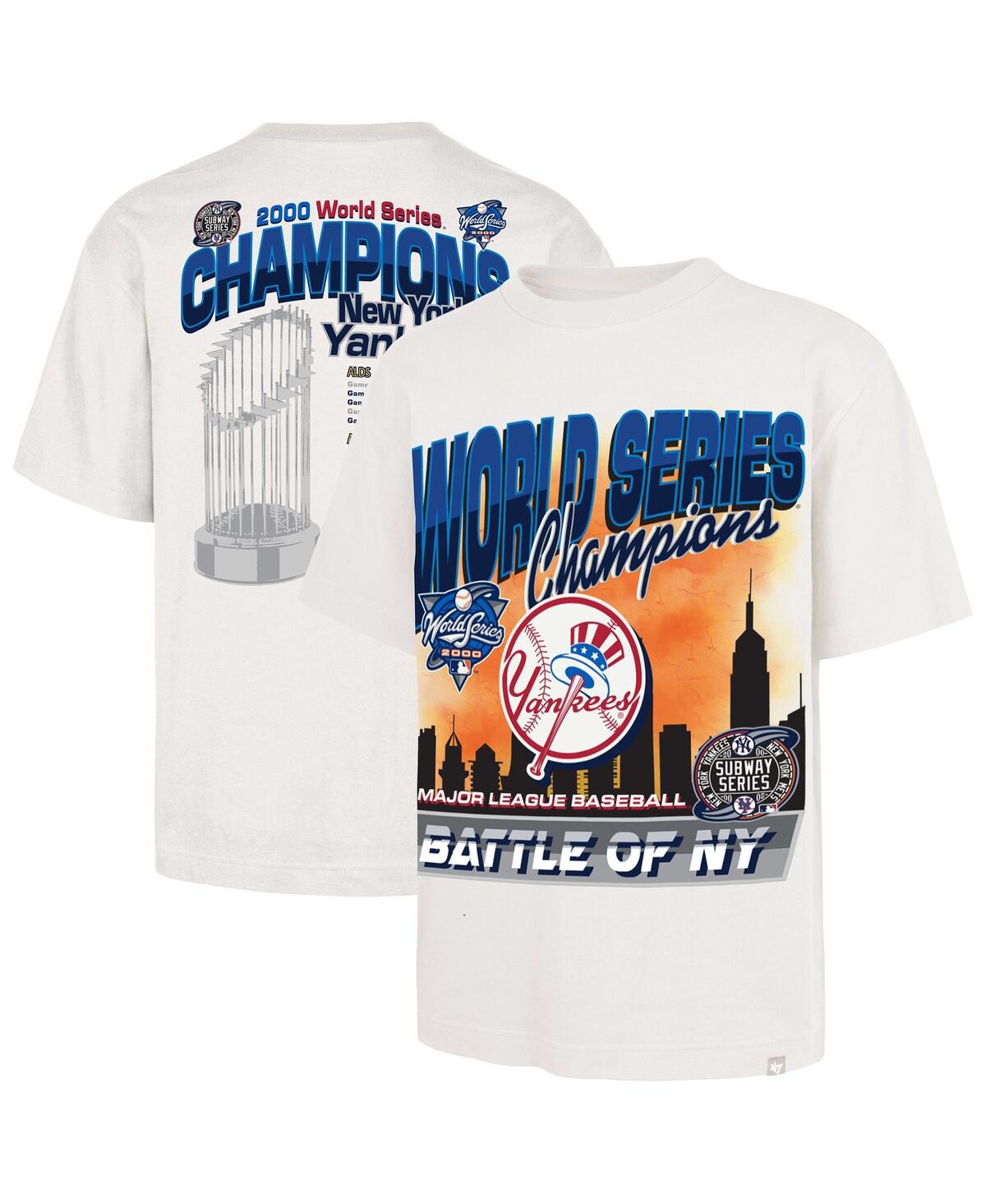 Men's Cream New York Yankees 2000 World Series s Showcase Mvp Foundation T-Shirt - Cream