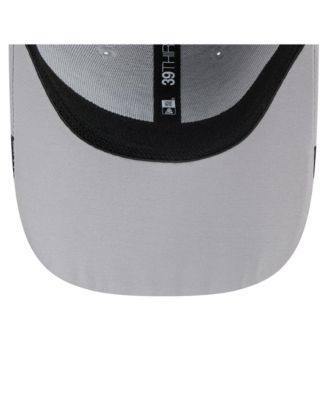 Men's Gray Miami Marlins Linear 39THIRTY Flex Hat