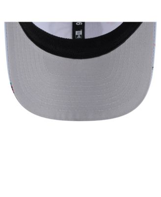 Men's Light Blue/Gray Dallas Mavericks Adventure Aloha Pattern 9SEVENTY Stretch-Snap Hat