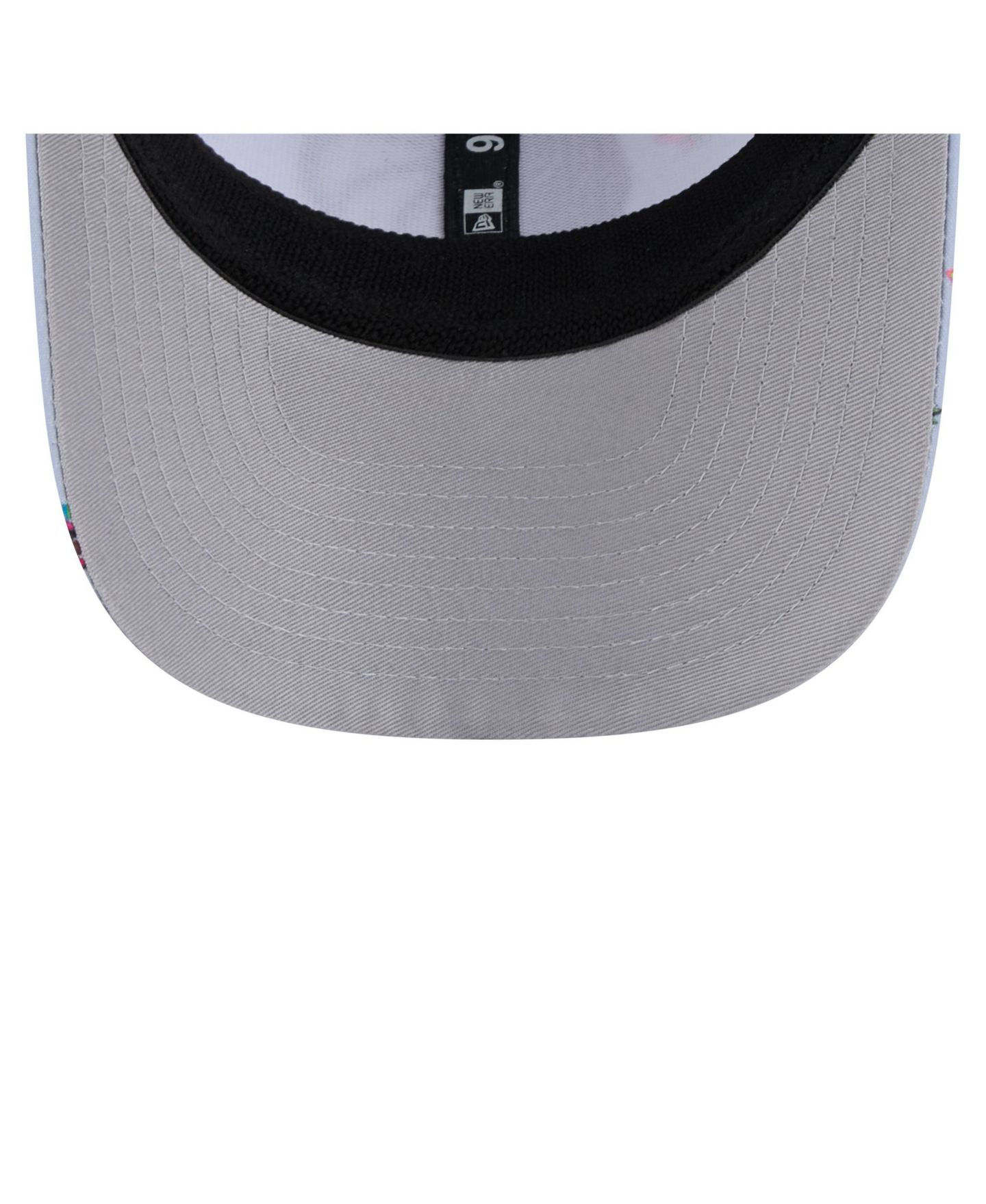 Мужской головной убор New Era Light Blue/Gray Dallas Mavericks Adventure Aloha Pattern 9SEVENTY Stretch-Snap Hat — фото 2