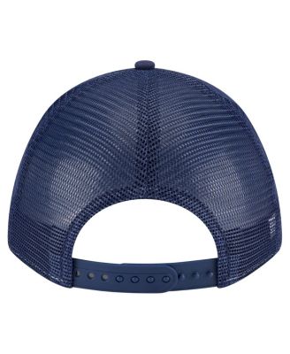 Men's Light Blue/Navy Miami Marlins 2-Tone Color Pack 9FORTY M-Crown A-Frame Adjustable Hat