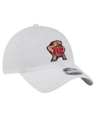 Men's White Maryland Terrapins Active Ripstop 9TWENTY Adjustable Hat