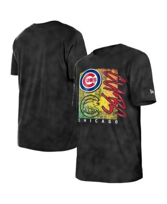 New Era - Women's&nbsp;Black Chicago Cubs Sport Classics Enzyme Wash Oversized T-Shirt