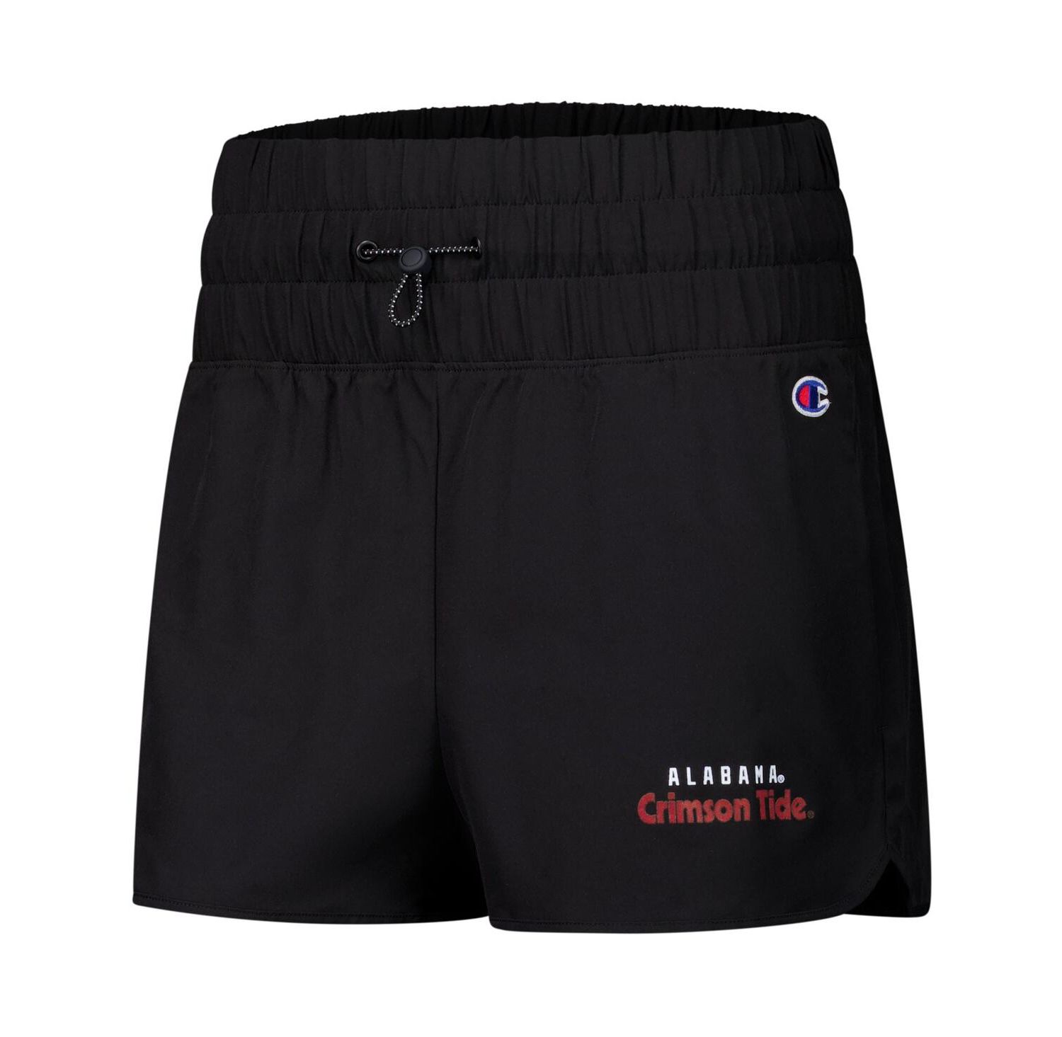 Women's Black Alabama Crimson Tide Tailgate Her Woven Shorts