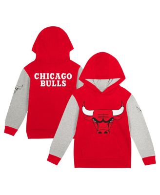 Outerstuff - Toddler Red Chicago Bulls Fair Catch&nbsp;Fleece Pullover Hoodie