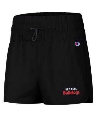 Women's Black Georgia Bulldogs Tailgate Her Woven Shorts