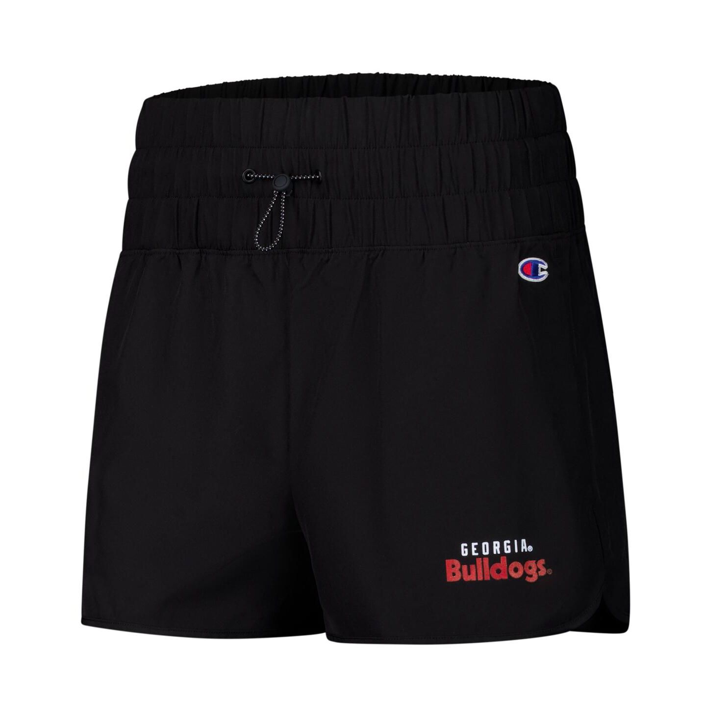 Женские шорты Champion Black Georgia Bulldogs Tailgate Her Woven — фото 3
