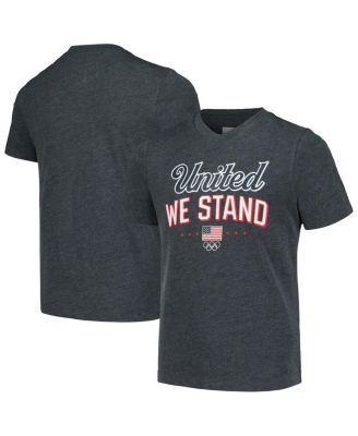 Outerstuff - Big Girls Heather Charcoal Team USA Victory T-Shirt