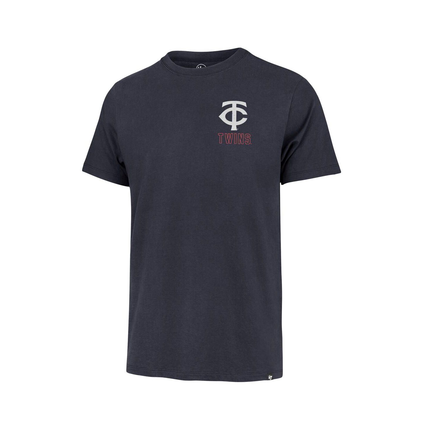 Мужская футболка '47 Brand Navy Minnesota Twins Hang Back Franklin — фото 3