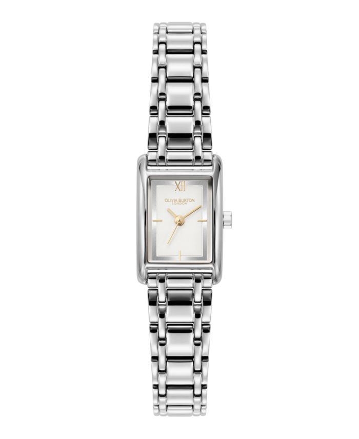 Olivia Burton Women's Mini Grove Silver Tone Stainless Steel Bracelet
