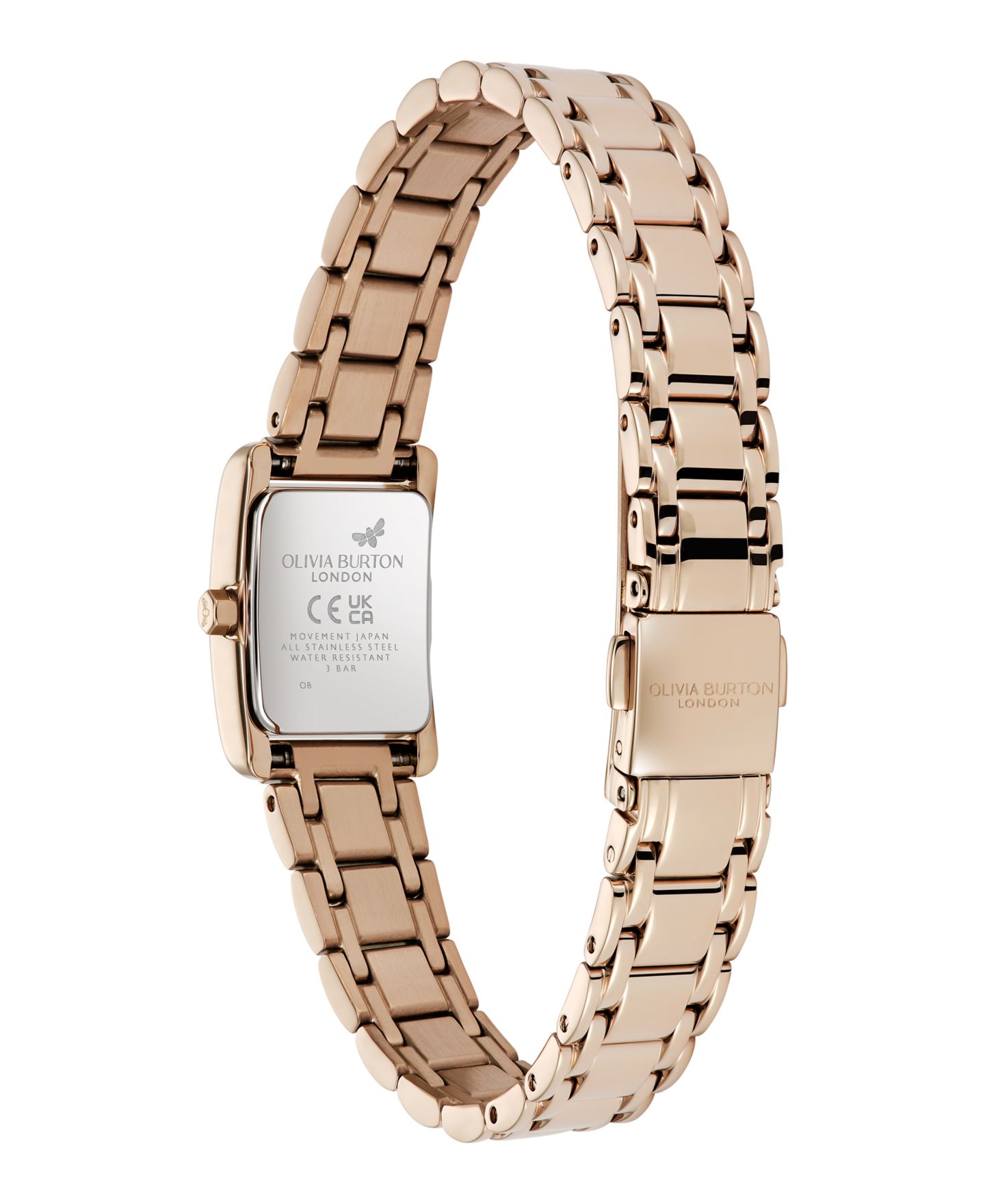 Женские часы Olivia Burton Mini Grove Rose Gold Tone Stainless Steel Bracelet Watch, 16mm — фото 4