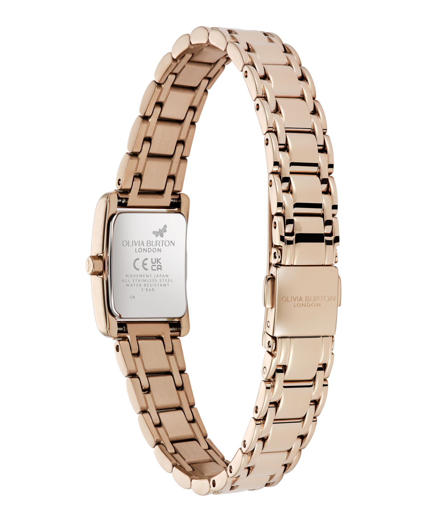 Women's Mini Grove Rose Gold Tone Stainless Steel Bracelet Watch, 16mm