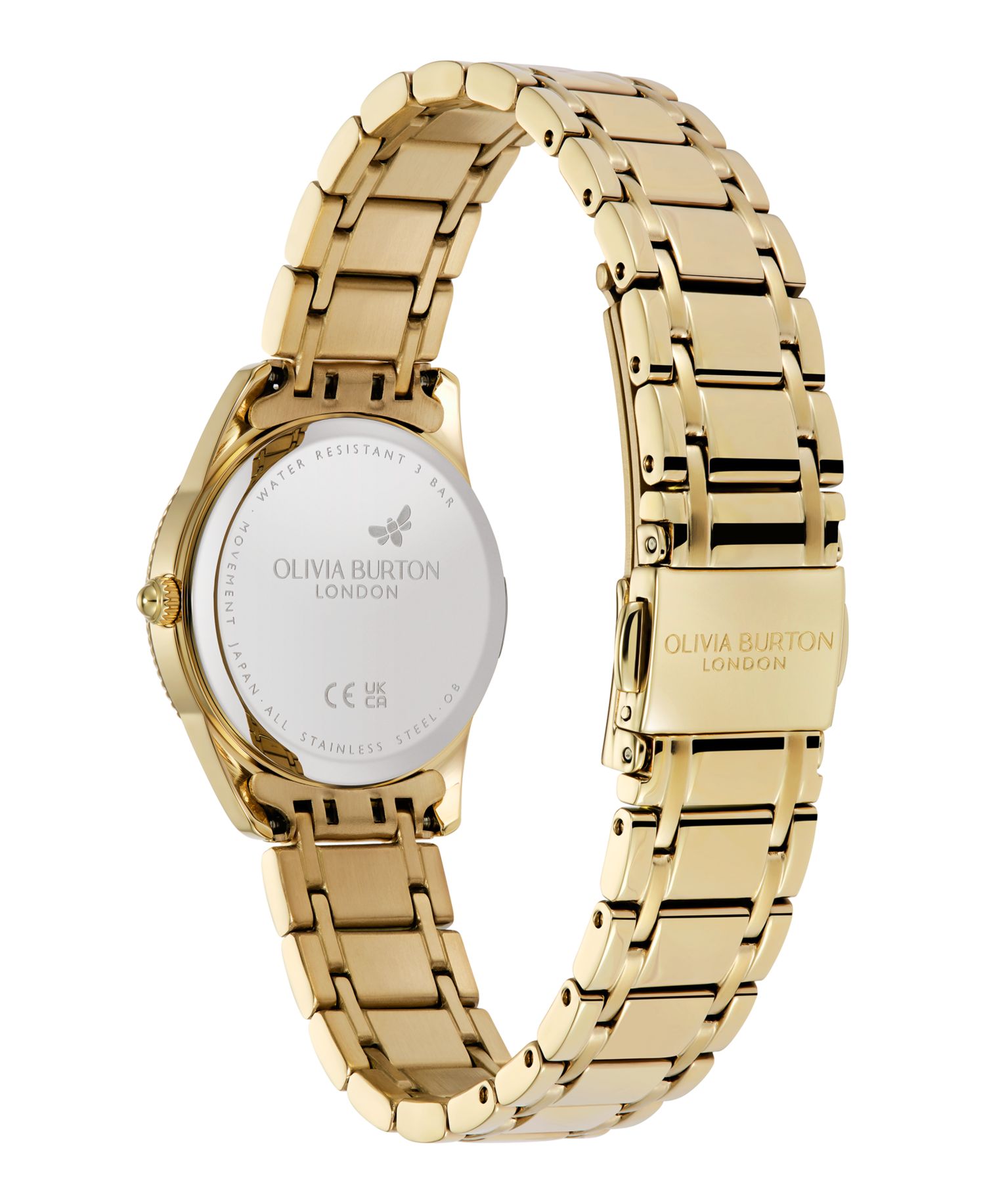Women's Egerton Gold Tone Stainless Steel Bracelet Watch, 28mm
