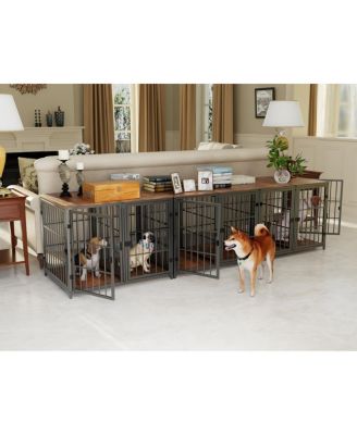 Furniture Style Dog Crate Side Table Indoor Cage