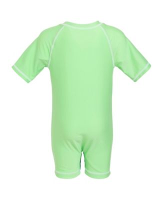Baby Boys Yoda Half Zip Up One Piece Bathing Suit