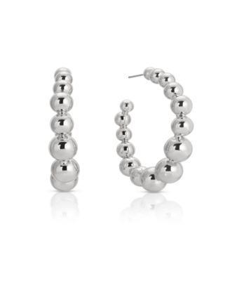 Bubble Ball Hoops Earrings
