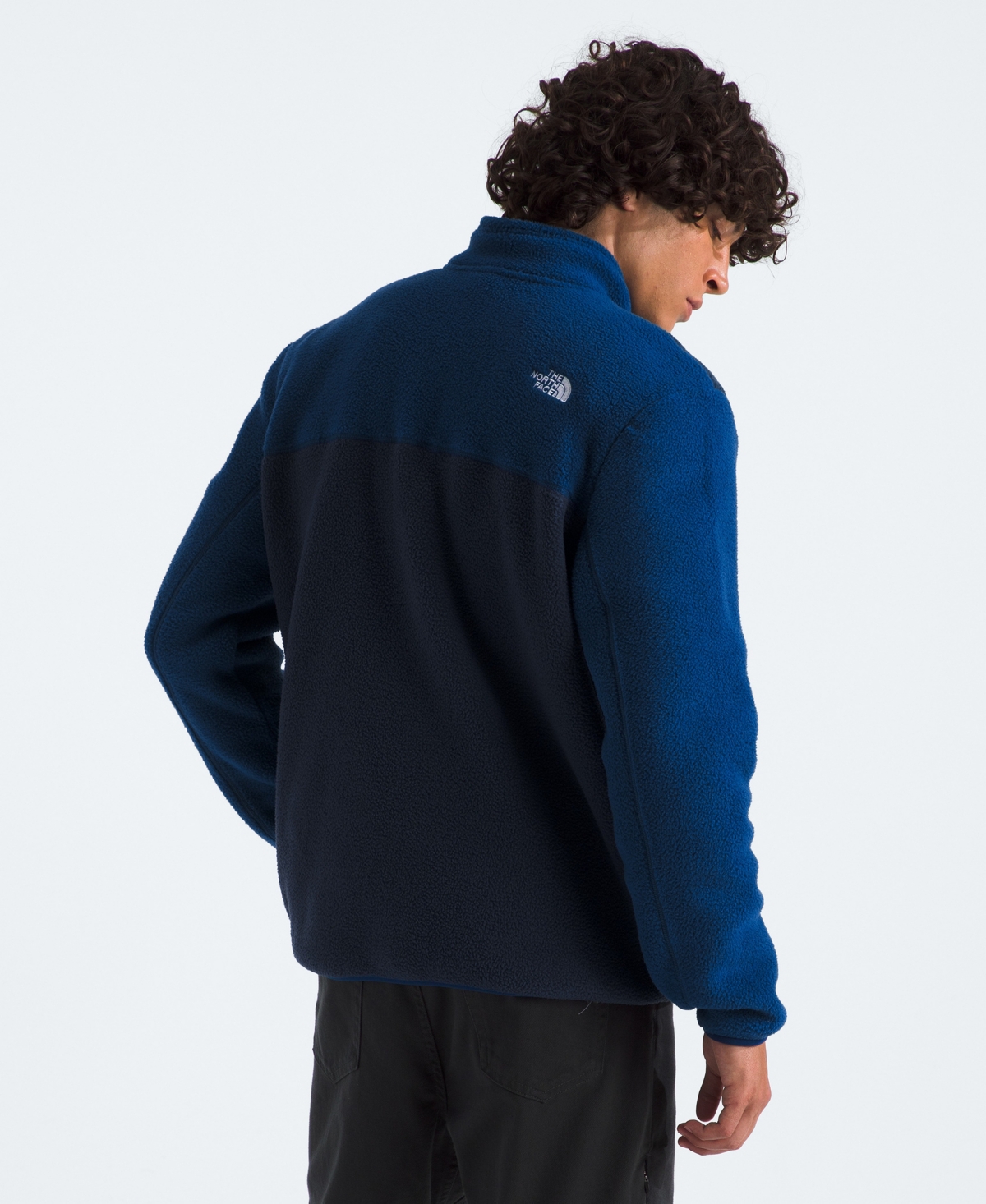 The North Face Yumiori Half Zip Recycled Fleece Pullover In Blue