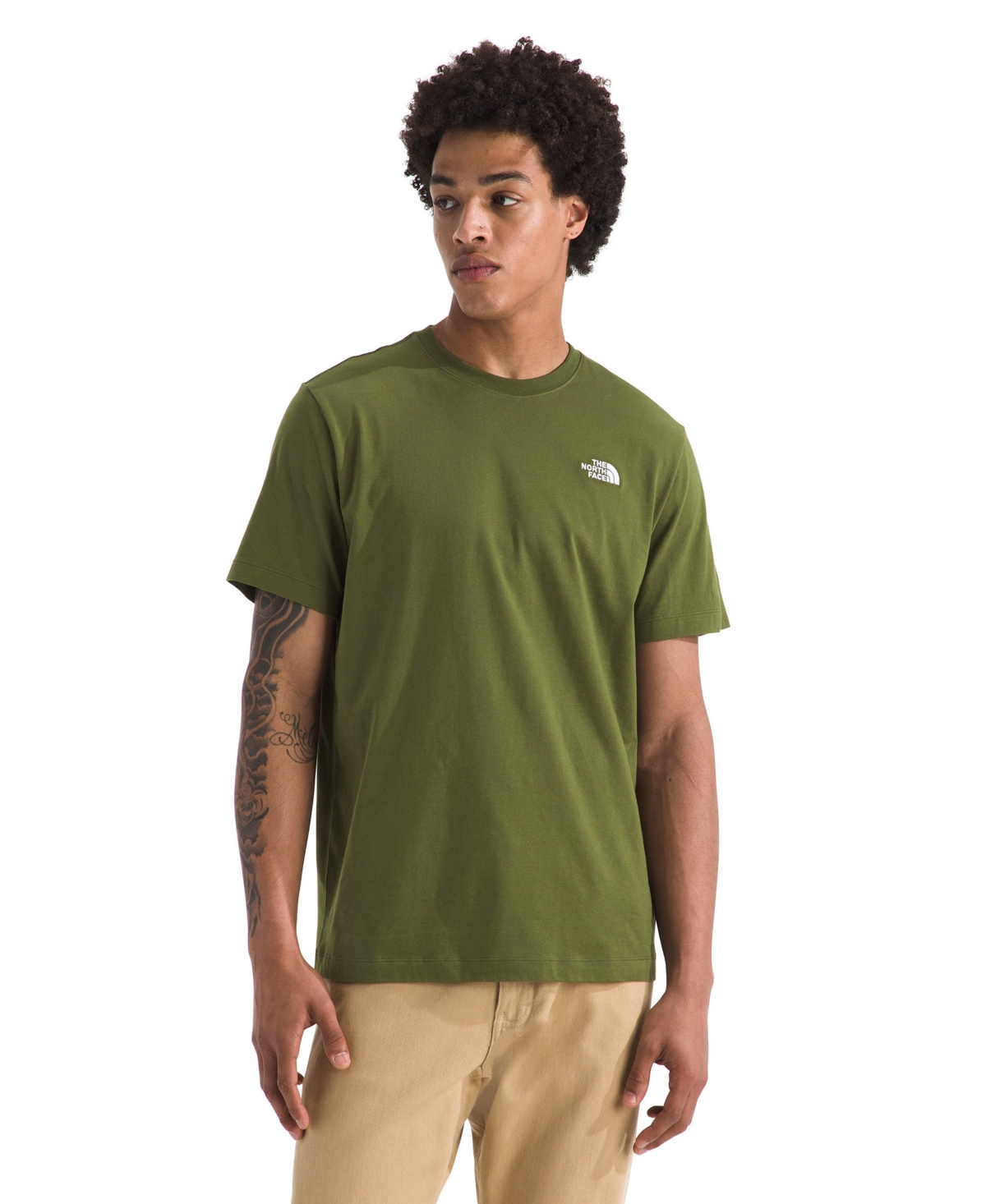 The North Face Men's Evolution Simple Dome Short Sleeve T-shirt In Green