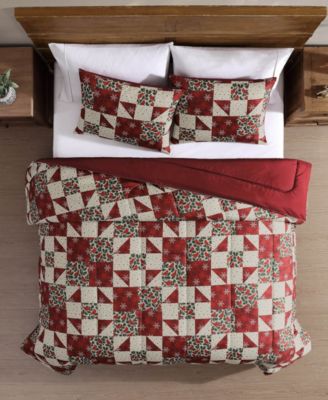 Cardinal Patchwork 3-Pc. Comforter Set