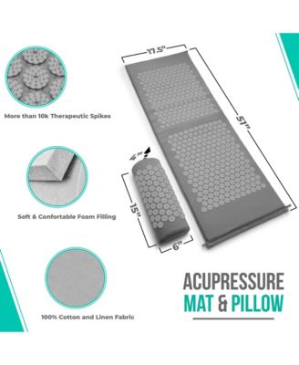 51 Inch Acupressure Mat, Pillow & Carry Bag