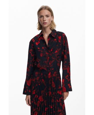 Women's Pleated shirt dress