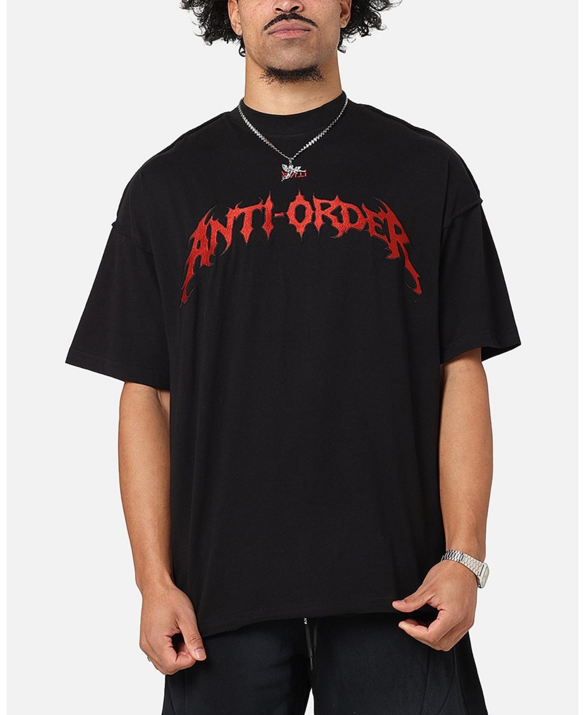 - Mosh Non Seam T-Shirt - Black/red