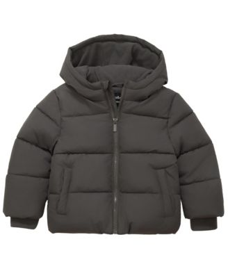 Toddler Boys Fleece Lined Cloud Hooded Jacket