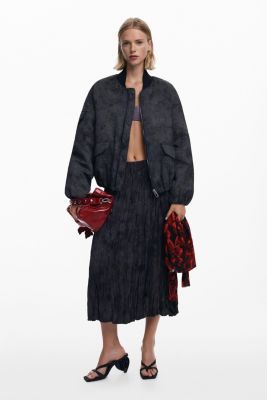 Women's Embroidered bomber jacket