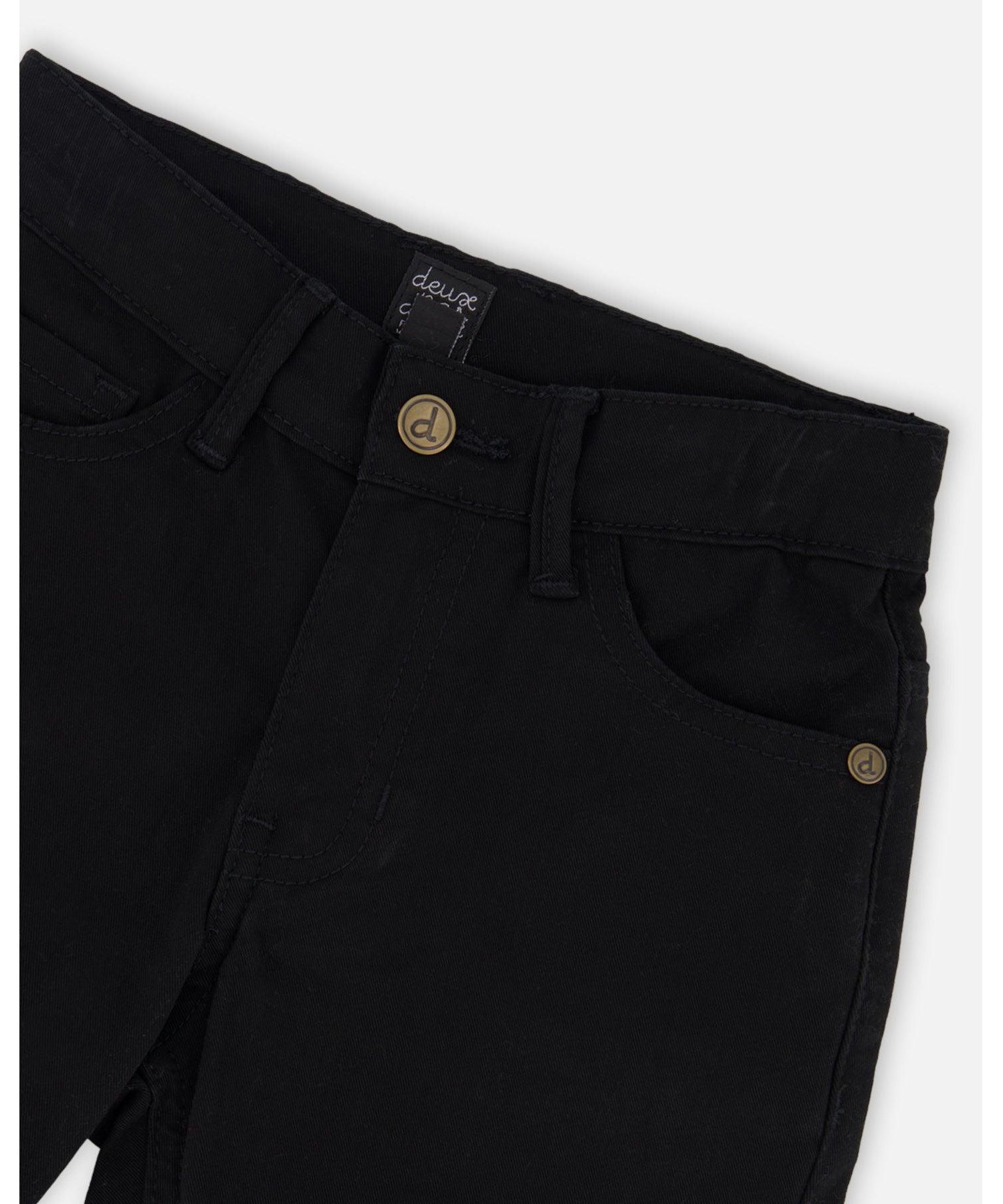 Baby Boy Stretch Twill Pants Black - Baby