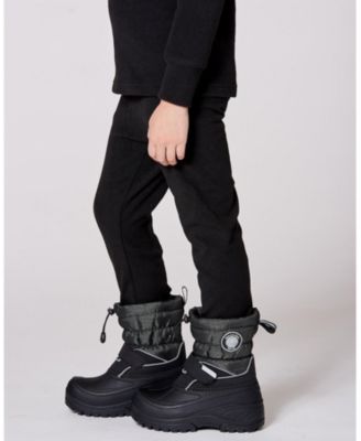 Kids Unisex Winter Boots Solid Black - Toddler|Child