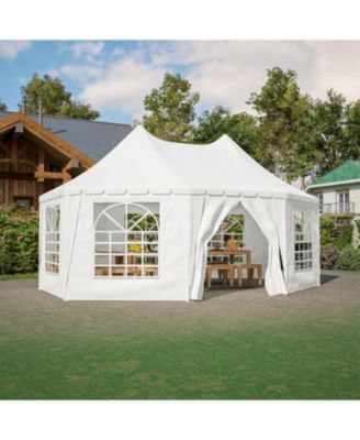 20x15 Party Tent Heavy Duty Waterproof White